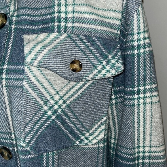 MEMBERS MARK WOMEN'S SHACKET HEAVY SHIRT WOOL BLEND COAT SZ MEDIUM CLOTHING - Picture 3 of 7